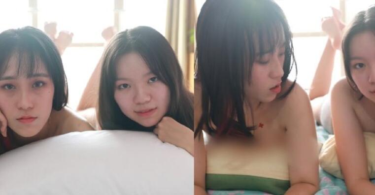 【超精品】私房摄影原片 亲亲闺蜜私房 大尺度 内衣露点