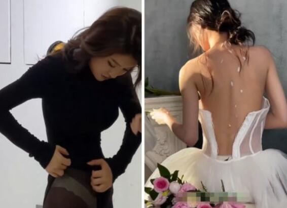 ❤️抖音【新娘】化妆间 婚房 写真 走光露点合集107G