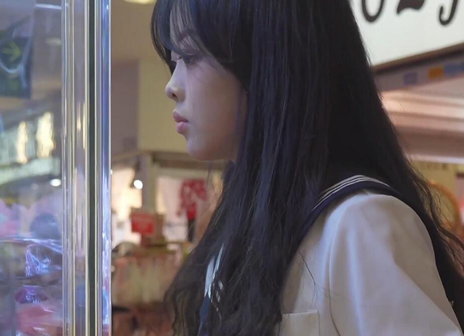 (BC-AA-487)制服jk小姐姐逛街夹娃娃..低角度透心凉CD粉内