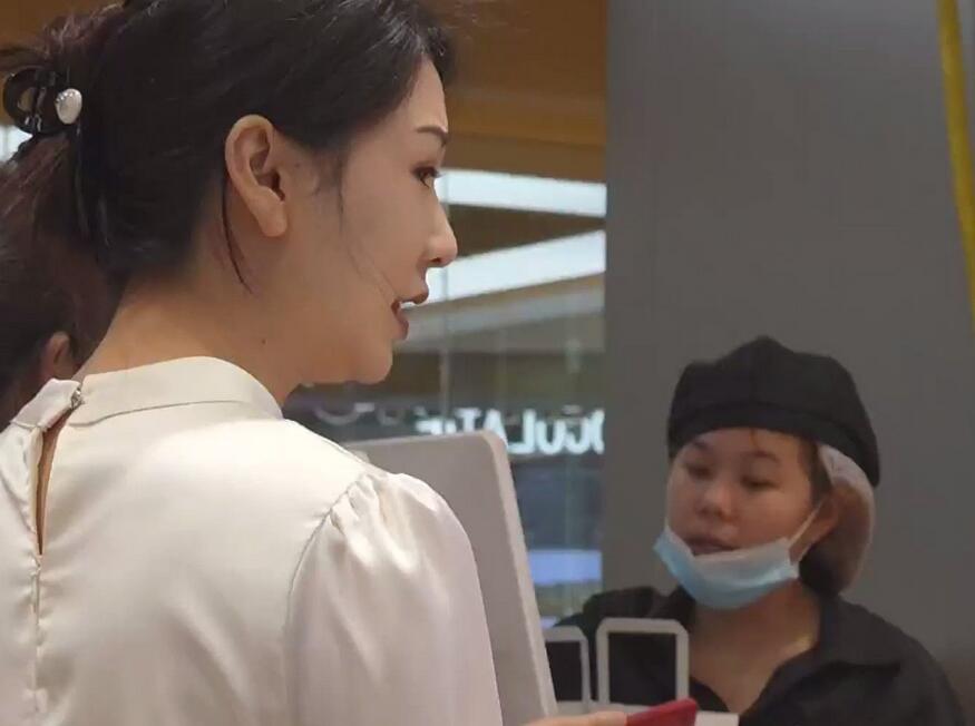 (BC-AA-499)面包店CD蓬蓬裙少妇..超薄肉色丝袜配白内