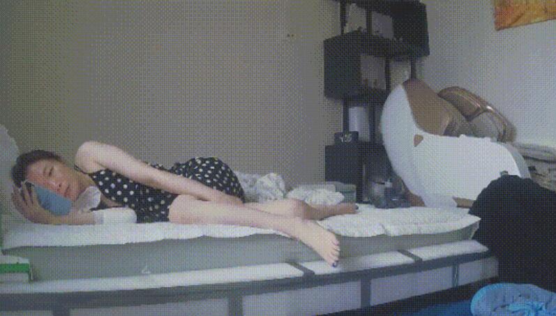 ⚫️家庭破解摄像头真实，美脚少妇的极致呻吟让丈夫内射了(6V)