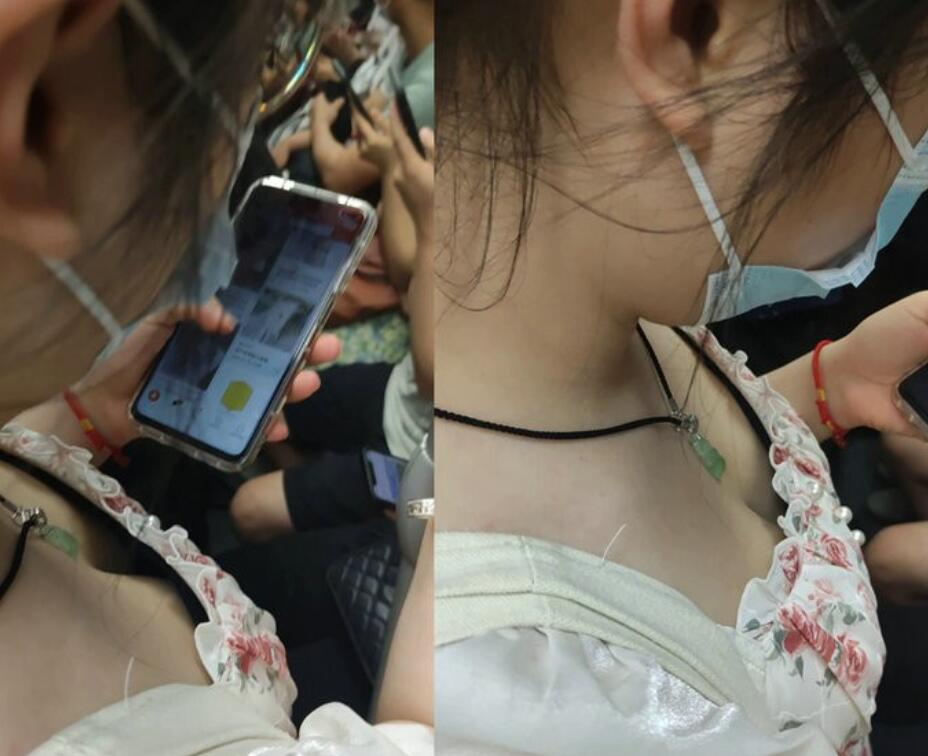 高抄奶子】广东地铁近距离 高抄真空离罩 奶粉嫩 3【13.3G】